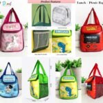 Character Print Lunch Bags Large Insulated Lunch Tiffin Carry Bag for Kids (No. D-1244, MOQ 6)