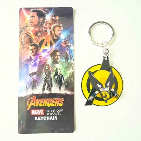 Avengers Revolving Keychain Yellow Color (MOQ 3)