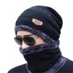 Mens & Women Winter Cap & Neck Scarf Pack Of 2 Caps & Hats (MOQ 12)