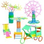 TOYS Stick Building Blocks Educational Interlocking Assembly Colorful for Children (MOQ 2) - Image 3
