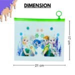 Frozen A5 Transparent Pouch for school stationery/ Return Gift (Assorted Prints, MOQ 24) - Image 2
