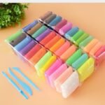 Air Dry Clay Non-Toxic Modeling Magic Fluffy Foam Bouncing Clay | 85 to 95 Gram (No. AC-02, MOQ 6)