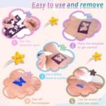 Sparkle Tattoo Fashion Angels Body Art Pen Supplies Temporary gel pens Kit with Stencil (No. 8806, MOQ 6) - Image 2