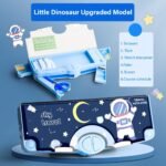 Compass with Astronaut/Unicorn Design Pencil Box for Boys and Girls, Multi-Functional (No. 7701, MOQ 4) - Image 2