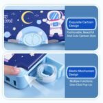 Compass with Astronaut/Unicorn Design Pencil Box for Boys and Girls, Multi-Functional (No. 7701, MOQ 4) - Image 4