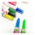 Non Toxic Rolling Coloring Crayons for School Going Kids (No. 2012Q, Assorted Prints, MOQ 6) - Image 2