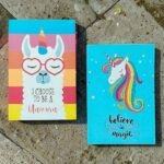 A5 Hard Bound Diary Unicorn & Astronaut Ruled Diary (No. SB-108, MOQ 4) - Image 3