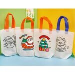 DIY Graffiti Party Bag | 12 x 14 Inches Reusable Non-Woven Coloring Bags  | Pack of 24 Pcs (No. D-1224) - Image 3
