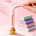 Sliding Retractable Erasers | Cute Cartoon Pattern Erasers for Kids (No. 3088A, Assorted Prints, MOQ 24) - Image 2