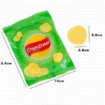 Potato Chips Shaped Cute Erasers | Pack of 12 Pkts (No. 6265) - Image 2