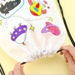 DIY Coloring Return Gifts Bags For Kids Birthday Party - Reusable Goodie bags gift bags small (No. D-1209, MOQ 12) - Image 3