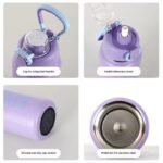 Insulated Sports Double-Wall Tumblers with Straws 700ml (No. HH-18, Assorted Prints) - Image 3