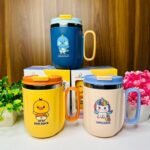 Insulated Vacuum Coffee Mug, Stainless Steel Mug with Lid for Kids 400 ML (Assorted Prints, Model No 3035B, MOQ 4)