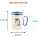 Insulated Vacuum Coffee Mug, Stainless Steel Mug with Lid for Kids 400 ML (Assorted Prints, Model No 3035B, MOQ 4) - Image 2