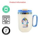 Insulated Vacuum Coffee Mug, Stainless Steel Mug with Lid for Kids 400 ML (Assorted Prints, Model No 3035B, MOQ 4) - Image 3