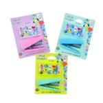 Kawaii Portable Mini Stapler set with 400+ Staples Blister (No. E-015, Assorted Prints, MOQ 6) - Image 2