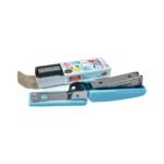 Kawaii Portable Mini Stapler set with 400+ Staples Blister (No. E-015, Assorted Prints, MOQ 6) - Image 4