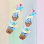 Multicolor Fur Hair Bands for Kids (No. HA-206, Pack of 10 Bands)