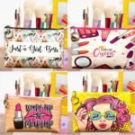 Cosmetic Makeup Utility Pouches for Ladies/Kids (No. D-1211, Assorted Design, MOQ 6)