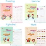Sank Magic Practice Copybook, (4 BOOK + 5 REFILL+ 1 Pen + 1 Grip) with Pen (No. SB-015, MOQ 3) - Image 4