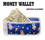 Theme Cute Printed Wallet for Boys & Girls, Money Purse Zipper Closer Trifold Silicon Kids Wallet (Assorted Designs, No.  D-1225, MOQ 12) - Image 4