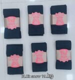 Winter Thick Warm Fleece Lined Thermal Stretchy Elastic Velvet Socks (Black Color, MOQ 12)