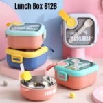 Tedmed Stainless Steel Small Cartoon Theme Lunch Box 750 ML for Kids, Tiffin Box (No. 6126, MOQ 3)