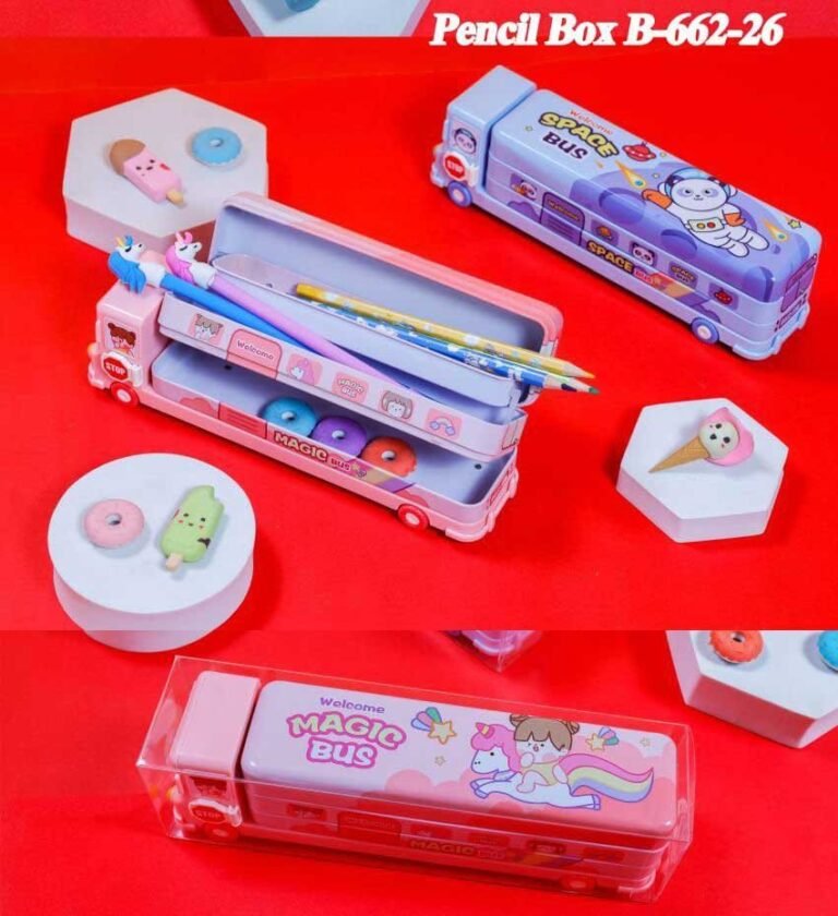 Fancy Pencil Box | Pencil Box | Wholesale Pencil Box| Wholesale Fancy Eraser | Wholesale Stationery | Stationery Wholesaler | Stationery Website | Online Stationery Wholesaler