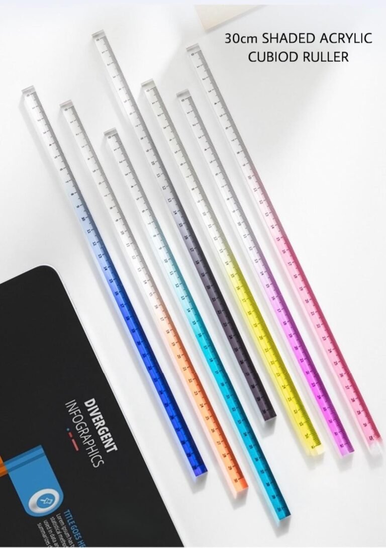 Acrylic Rulers | Fancy Acrylic Rulers | Wholesaler Acrylic Rulers | Wholesale Stationery | Stationery Wholesaler | Stationery Website | Online Stationery Wholesaler