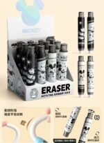Pen Type Roller Erasers with multi characters | Pack of 12 Pcs (Assorted Design, No. 60652) - Image 2