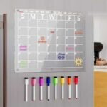 Acrylic Planner Magnetic Dry Erase Calendar (No. 6219, MOQ 3)