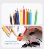 Cartoon Art Kit 84 Pcs with Twin Tip Color Markers, Colouring Pencils, Crayons and Water Color Paint Brush for Painting (007, MOQ 2) - Image 2