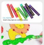 Cartoon Art Kit 84 Pcs with Twin Tip Color Markers, Colouring Pencils, Crayons and Water Color Paint Brush for Painting (007, MOQ 2) - Image 3