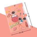 Astronaut Button File Folder with Button Lock (No. 3020, Assorted Color, MOQ 4) - Image 6