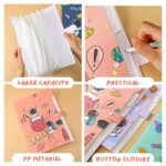 Astronaut Button File Folder with Button Lock (No. 3020, Assorted Color, MOQ 4) - Image 7