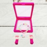 Cute Cartoon Multicolor Bead Bracelet with Clips (No. HA-157, 1 Box | 12 Bracelets)