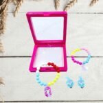 Cute Mermaid Bead Bracelet For Girls (No. HA-168, 1 Box | 12 Bracelets)