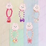 Cute Pattern Colors Bead Bracelet for Girls (No. HA-181, Set of 10 Pcs)