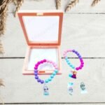 Lovely Princess/Frozen Bead Bracelet For Girls (No. HA-160-1, 1 Box | 12 Bracelets)