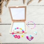 Multicolor Combination Cartoon Bead Bracelet For Girls (No. HA-172, 1 Box | 12 Bracelets)