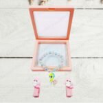 Unicorn Multicolor Bead Bracelet with Clips (No. HA-156, 1 Box | 12 Bracelets)