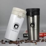 Stainless Steel Thermos Coffee Mug with Lid, Travel Coffee Mug (Multicolor, Model No. 107, MOQ 4)