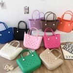 Crocs Handbag Silicon Waterproof || 34x26x12 cm (No. 7182,MOQ 3)