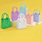 Crocs Silicon Bag Top Handle Soft 32x21x21 cm with Charms (No. 7184, MOQ 3)