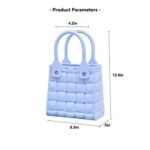 Crocs Silicon Bag Top Handle Soft 32x21x21 cm with Charms (No. 7184, MOQ 3) - Image 2