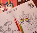 A4 Cute Unicorn Coloring Book 16 Pages Print (No. A4C-Book, MOQ 12) - Image 2