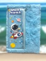 A5 Fur Diary Attached Pencil Case For Kids (No. D-1205, Assorted Prints, MOQ 4) - Image 4