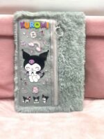 A5 Fur Diary Attached Pencil Case For Kids (No. D-1205, Assorted Prints, MOQ 4) - Image 3