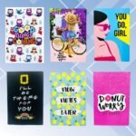 A5 Ruled Diaries Soft Bound (No. D-1201, Assorted Print, MOQ 12) - Image 2