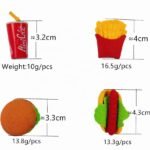 Fast food and Cold Drink Theme Erasers for Kids | 48 Pcs  (No. 6007) - Image 2